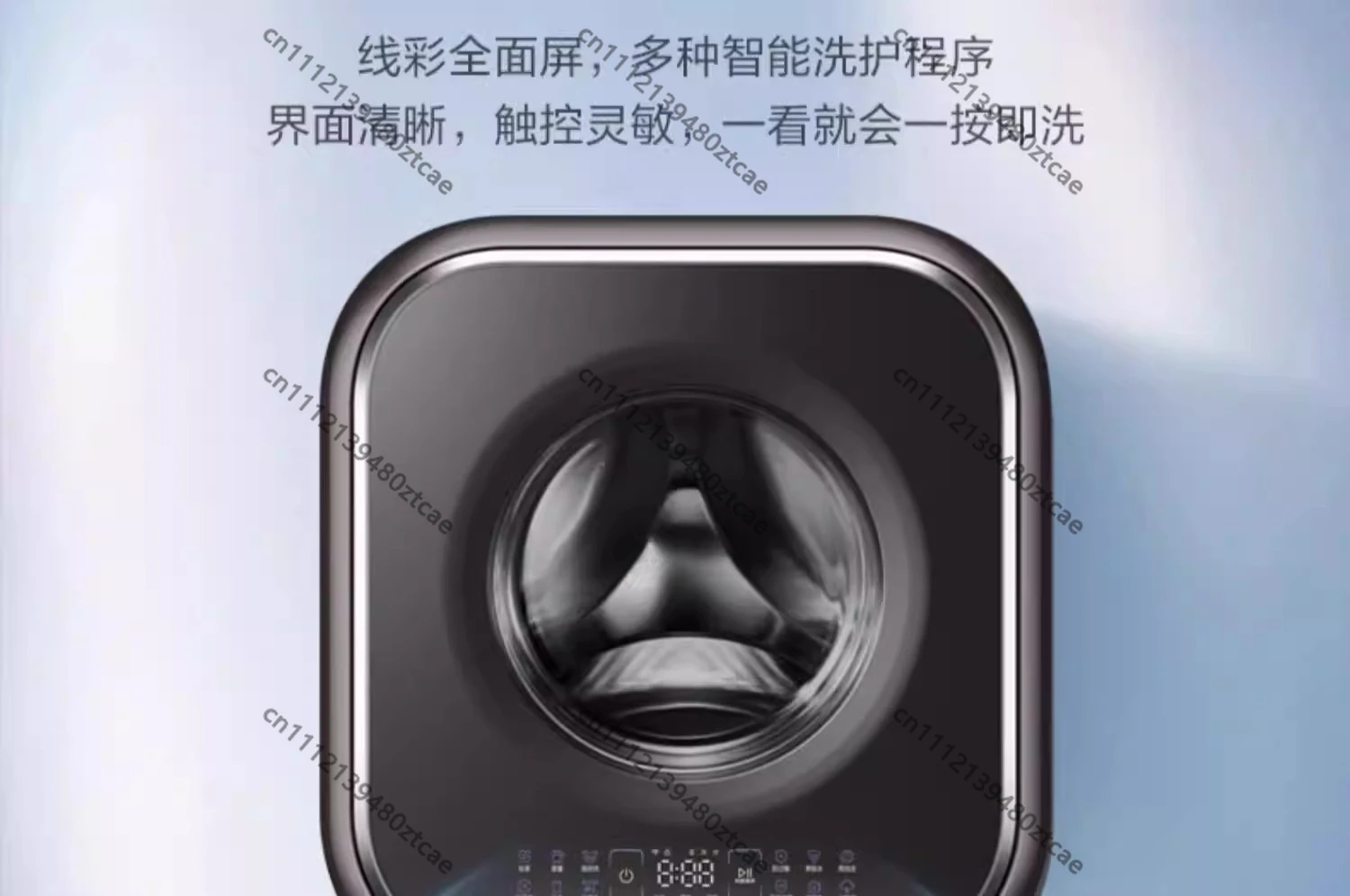 3kg Mini Wall Mounted Automatic Washing Machine, M60 Luxury Version MS90, Compact Household Laundry Device, Special Washer