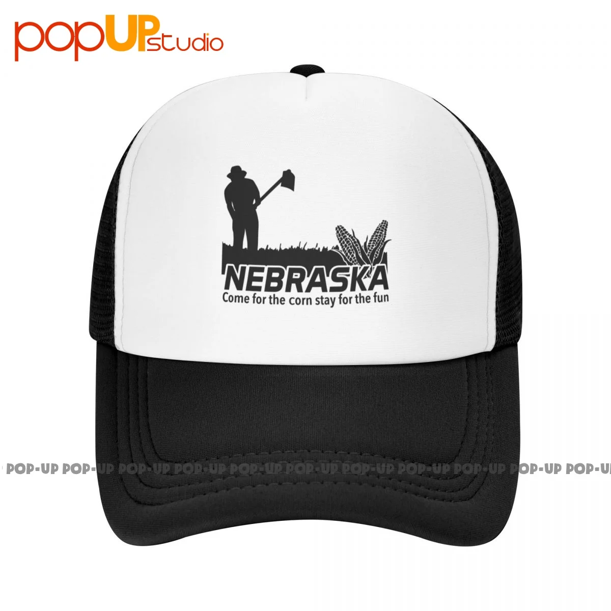 Nebraska Come For The Corn Stay For The Fun Nebraska Baseball Cap Breathable Hats