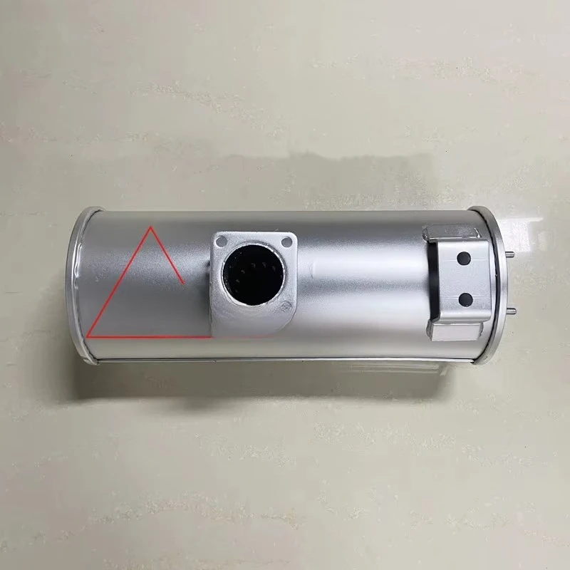 Suitable for Zoomlion 60E-10 muffler, Yanmar 4TNV94/98 engine muffler tail pipe exhaust pipe excavator