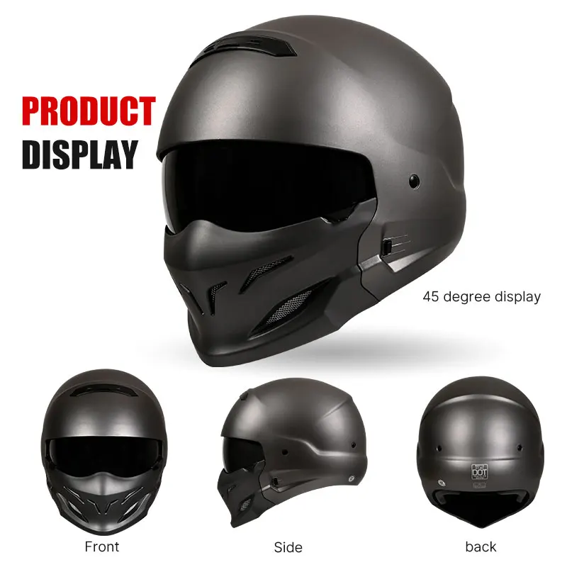 Scorpion Motorcycle Full Helmets Full Face Helmet Combination Safety Cap Motocross Motorbike Men Women DOT Approved