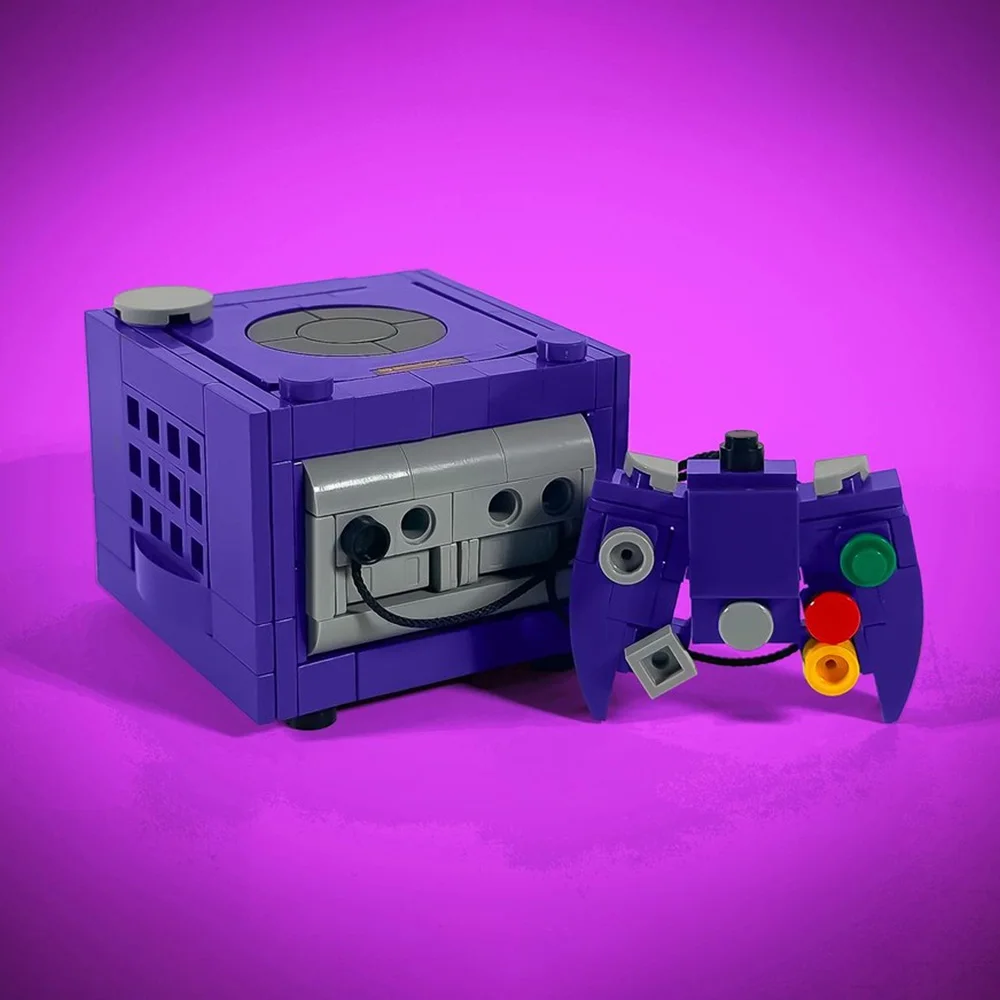 Gobricks MOC Bricktendo Zestaw Klocków Konsoletowych Model Konsoli do Gier Klocki DIY Zabawka do Składania Prezent dla Dzieci