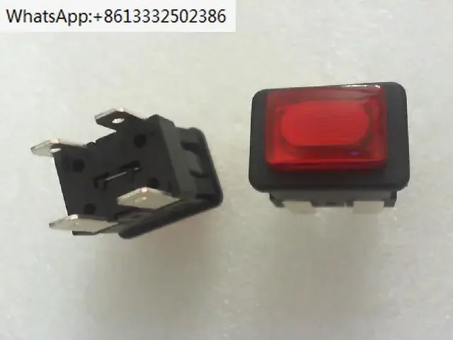 

10 PCS button switch SC7097 button switch 125VAC. 250VAC/16A [4]. Four pin. Press with lock stock