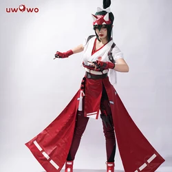 UWOWO-Traje Cosplay Jogo de Kiriko, Conjunto Completo, Roupa de RPG, Vestido Figura, Trajes de Halloween