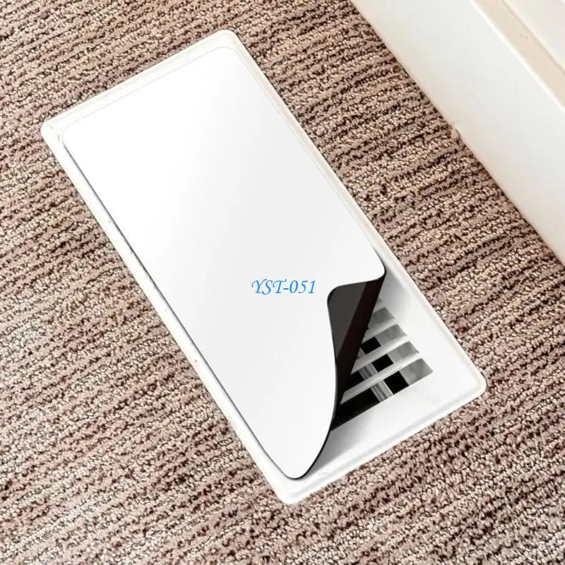 

E15A Square Vent Covers Flexible Magnet Covers PVC Vent Covers Enhances airflows Control in homes Ceiling Wall HVAC