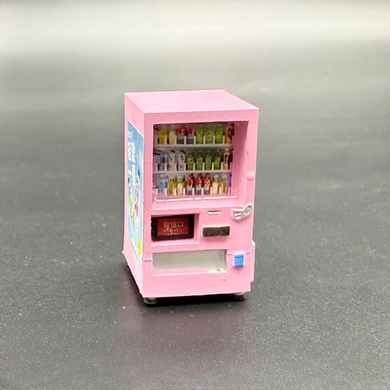 Diorama 1/64 Model Mesin Penjual Minuman Model Tampilan Adegan Garasi Pemandangan Jalan Kota