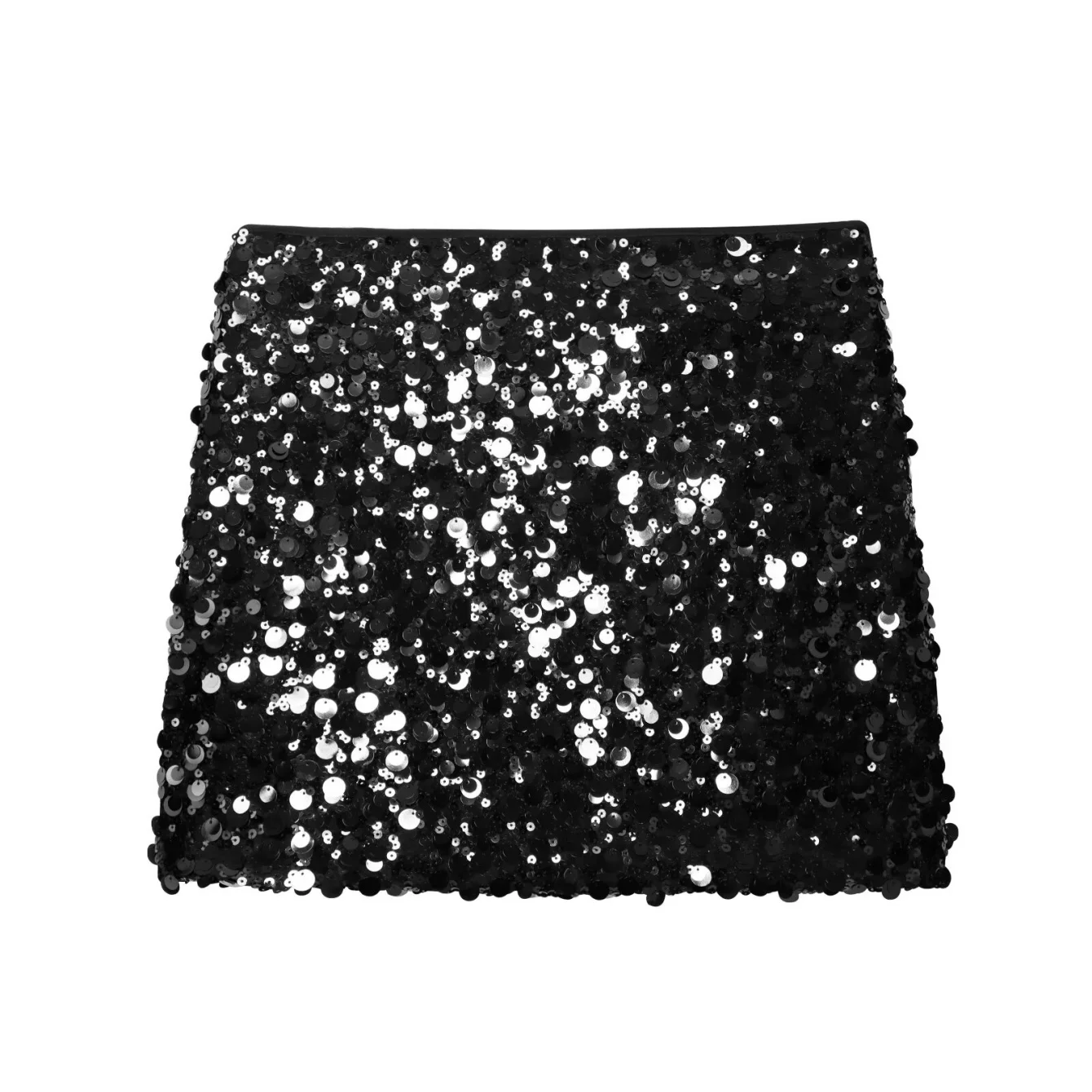 2025 Autumn Elegant Chic Sequin Mini Skirt Women's High Street Skirt Fashion Romantic Sexy Party Holidays Short Skirts