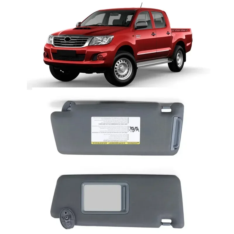 

Sun Visor For Toyota Tacoma 2005-2014 Gray Left Driver Right Passenger Side 74320-04181-B1 74310-04081-B0 With Mirror No Light