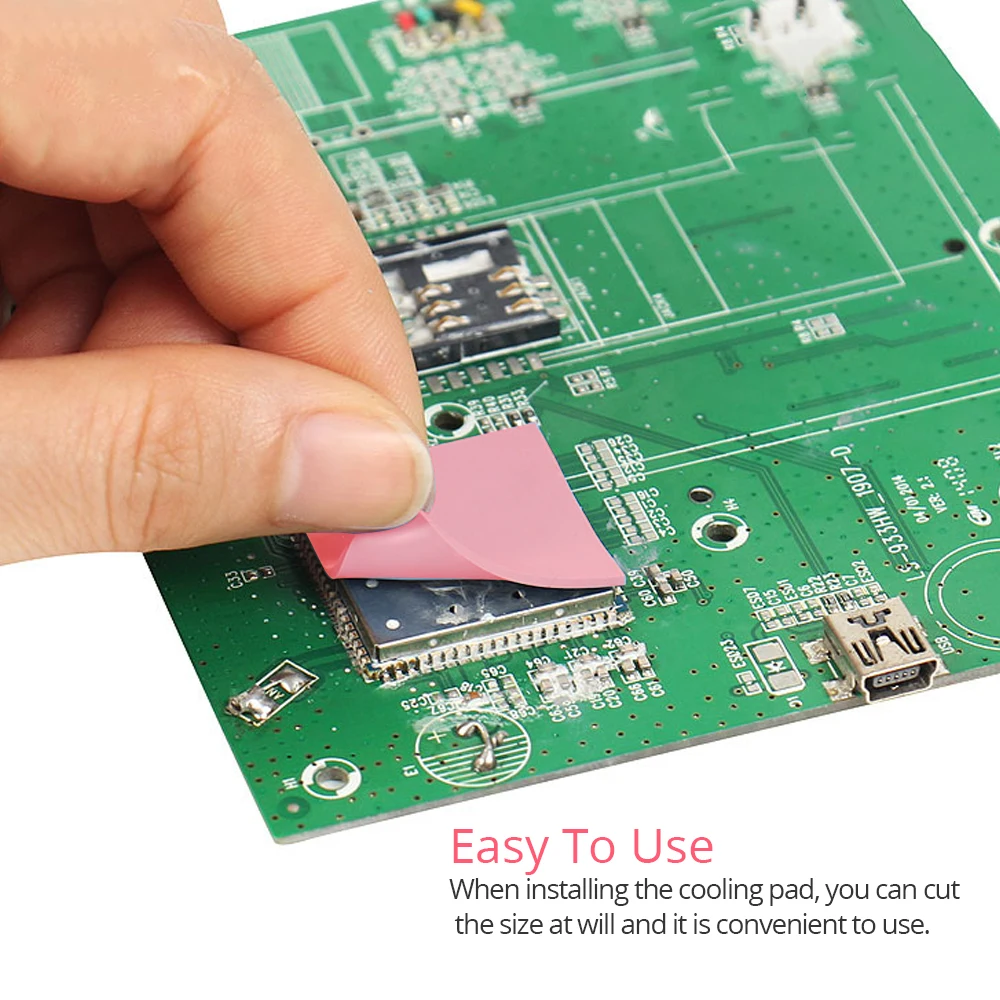 TISHRIC High Performance Thermal Pad 6.0 W/mK 0.5/1.0/1.5/2.0mm GPU CPU Heatsink Cooling Conductive Silicone Pad