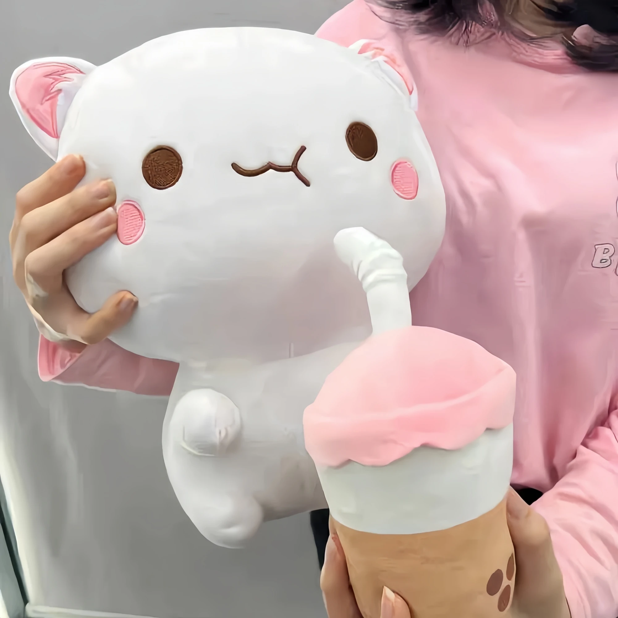 Kawaii Mitao Cat Plush Doll Couple Plush Doll Plush Toys Stuffed Cute Animal Dolls Pillow Soft Cartoon Cushion Girlfriend Gift