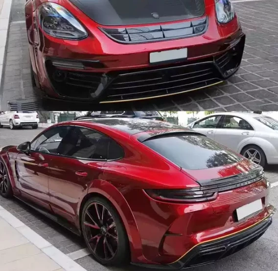 Runde Support Customization Body Kits do Porsche Panamera 971 Upgrade MSY Model Auto Parts Hlaf Carbon Fiber Surround High Fit