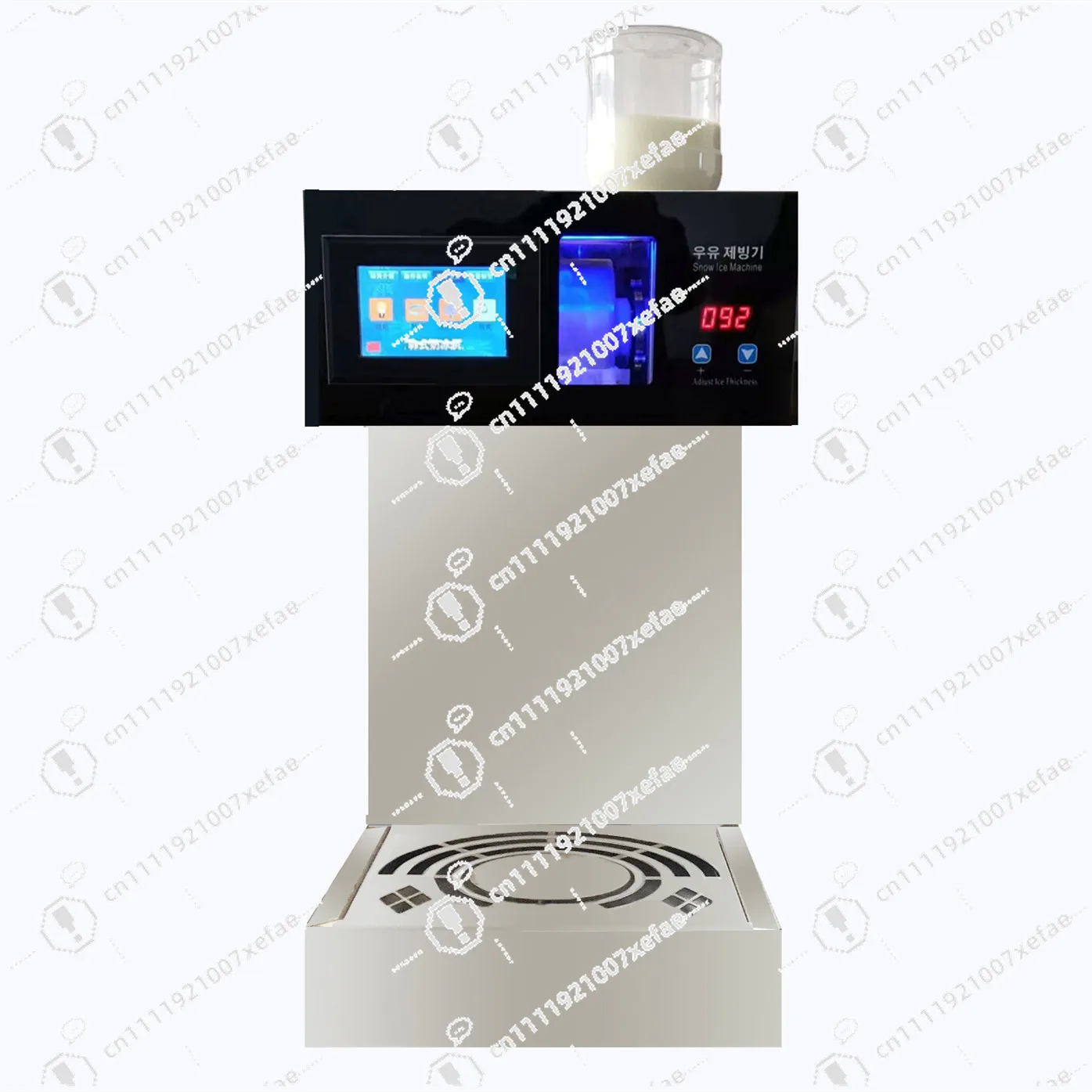Commercial automatic electric ice shaver, snowflake ice maker