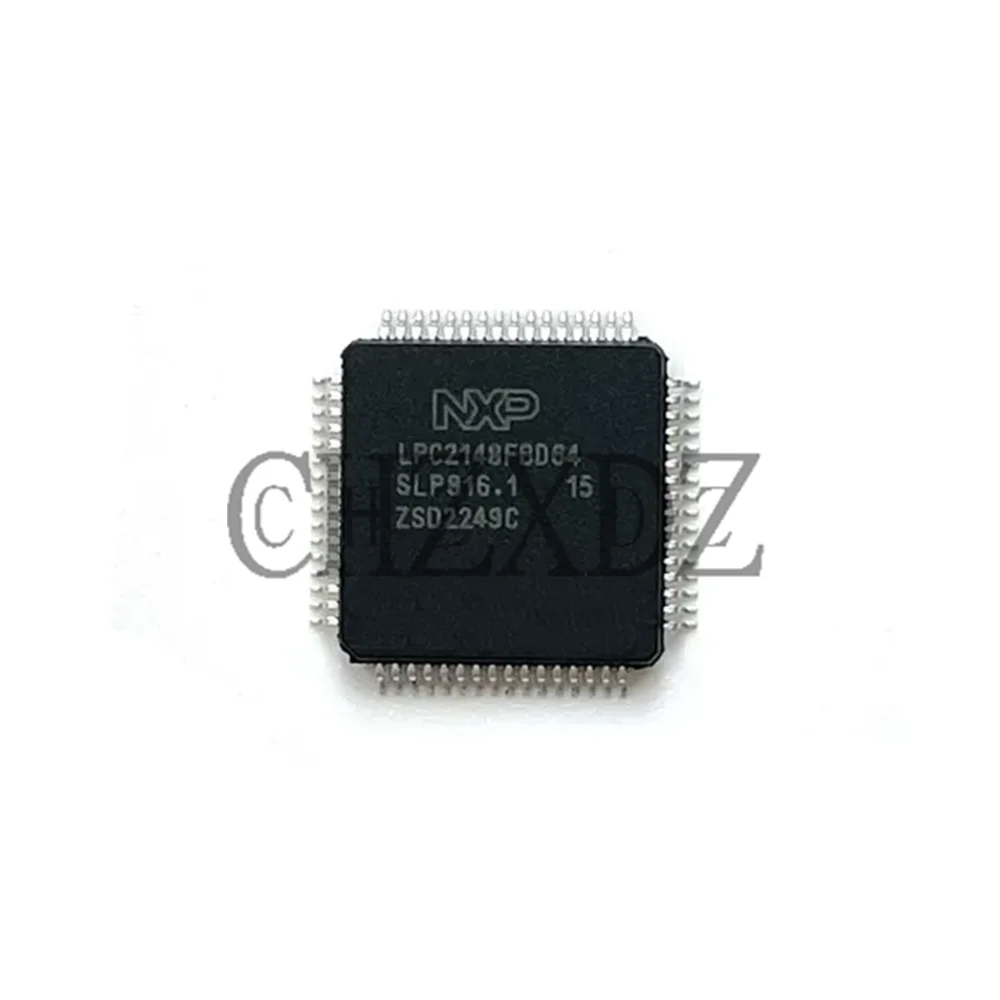 100% Original LPC2148FBD64,151 ARM Microcontroller - MCU ARM7 512KF/40KR/USB LPC2148FBD64