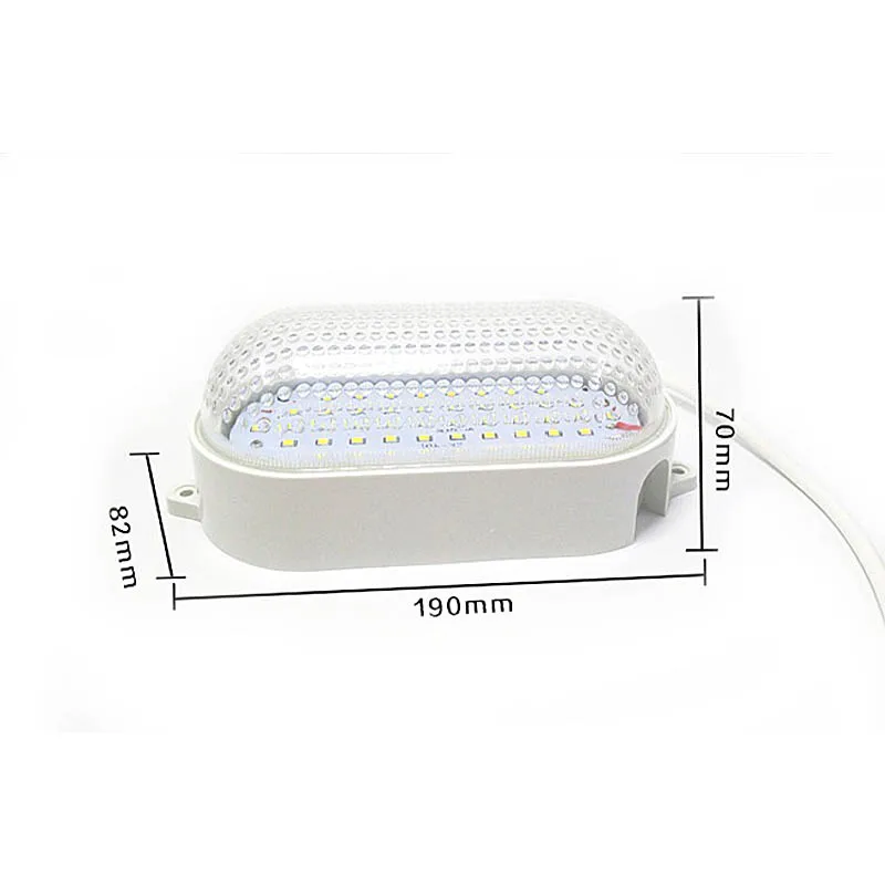 Luce tri-proof a LED da 10 W per celle frigorifere Lampada speciale a bassa temperatura IP68 Funzionalità antideflagranti a prova di umidità