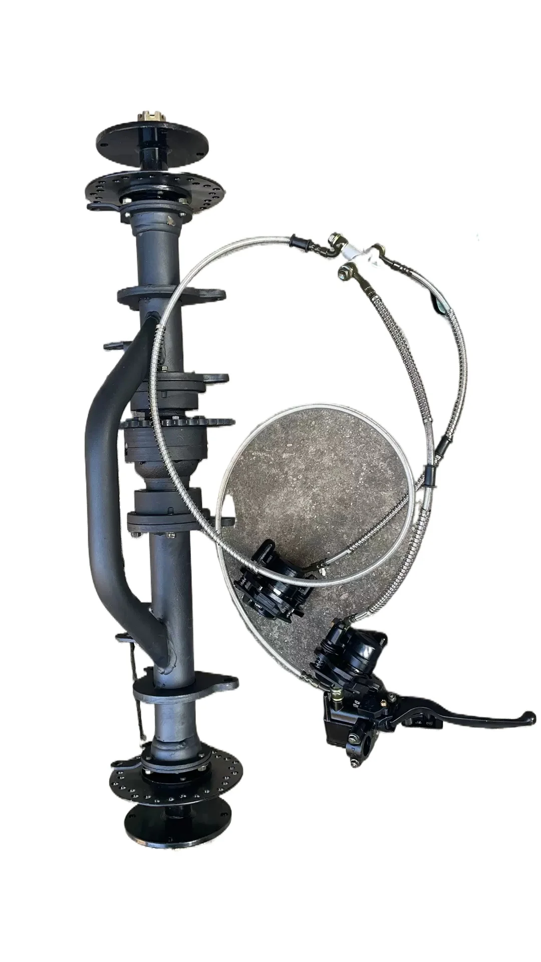 

4WD ATV Kart Modified Accessories Chain Drive Differential Rear Axle Double Disc Brake 81CM/100CM