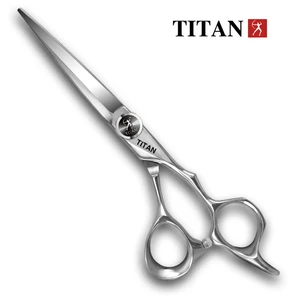 Titan-professional hairdresser scissors, barber steel scissors, hairdresser, haircut, set of 5.5, 6.0in, japan, 440c 10 Main Sales Tissue Titan - №4