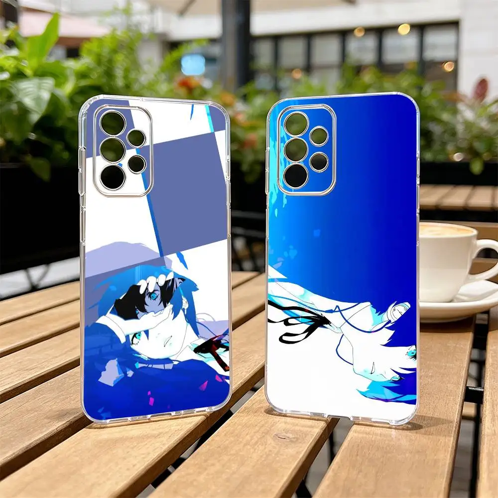 Fuuka Yamagishi Makoto Yuki Phone Case Transparent Silicone Soft For Samsung S25,S24,S21,S22,S23,S30,Ultra,S20,Plus,Fe