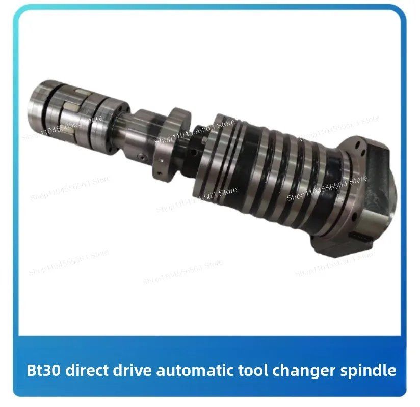 BT30-100 High Speed Direct Drive Spindle, Automatic Tool Change Spindle for Drill Tapping Center, Sun Type Tool Magazine