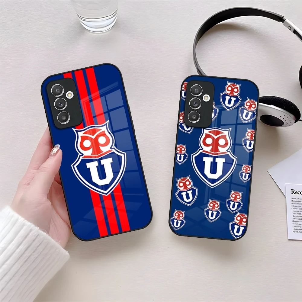 Funda de Teléfono con Logotipo de la Universidad de Chile, de Vidrio, para Samsung S24 S26 S23 S20 S25 S21 S22 Ultra Fe Plus A05 A06 A16 A26 A36 A56