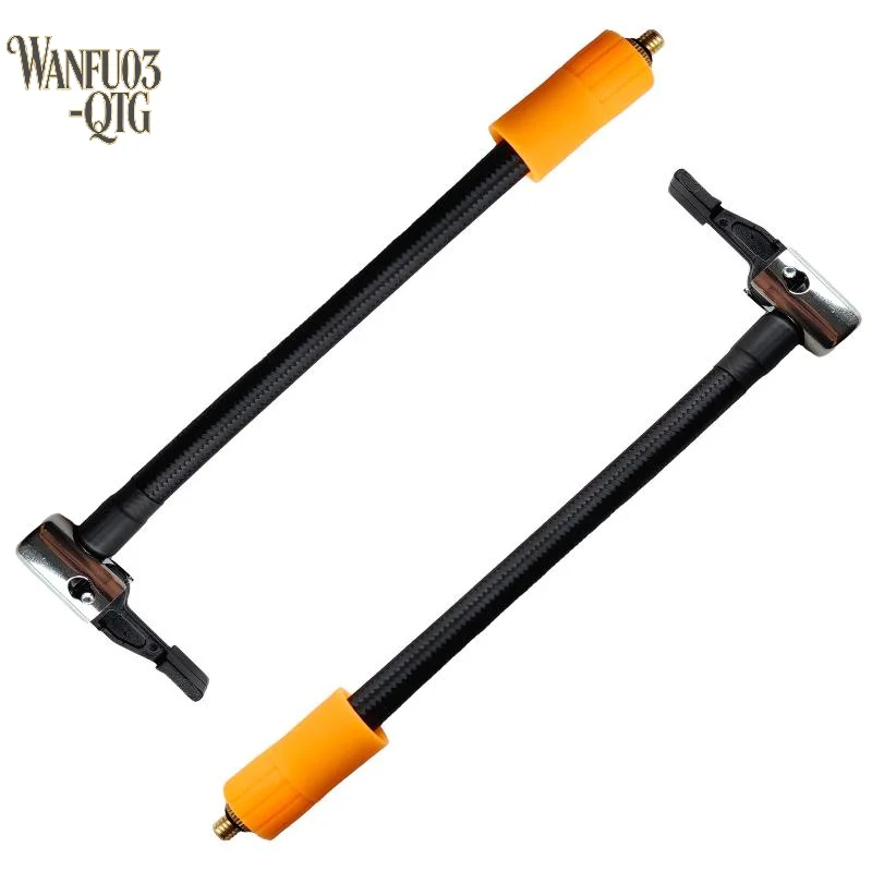 Hot Sale 1Pcs Braided Tire Inflator Hose With Leak Proof Connector Flexible Design For Car Bike Motorbike Inflation