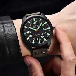 Boys Genuine XINEW Brand Cheap Watches Students Fashion Casual Leather Band Sports Date Quartz Wrist Watch Black Montre Homme
