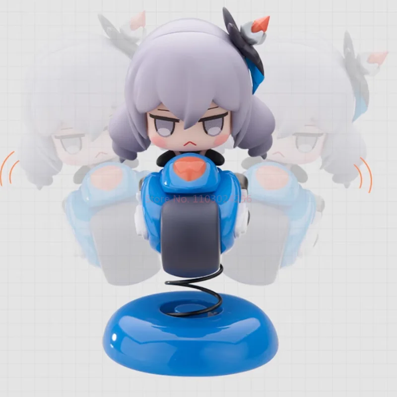 Kawaii Mihoyo/Honkai lmpact 3 Anime Figure Bronya Q-version Car Mounted Model Beautiful Girl Peripherals Anime Action Gifts Toys