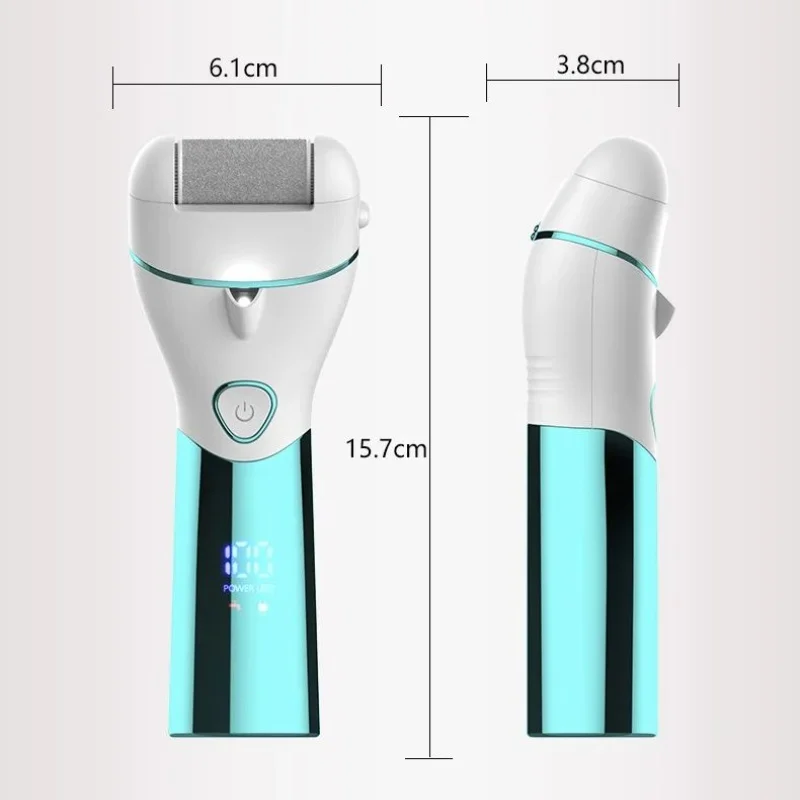 Nieuwe Usb Oplaadbare Elektrische Pedicure Dode Harde Zachte Huid Scrubber Exfoliërende Voet Polijstmachine Vijl Voet Grinder Callus Remover