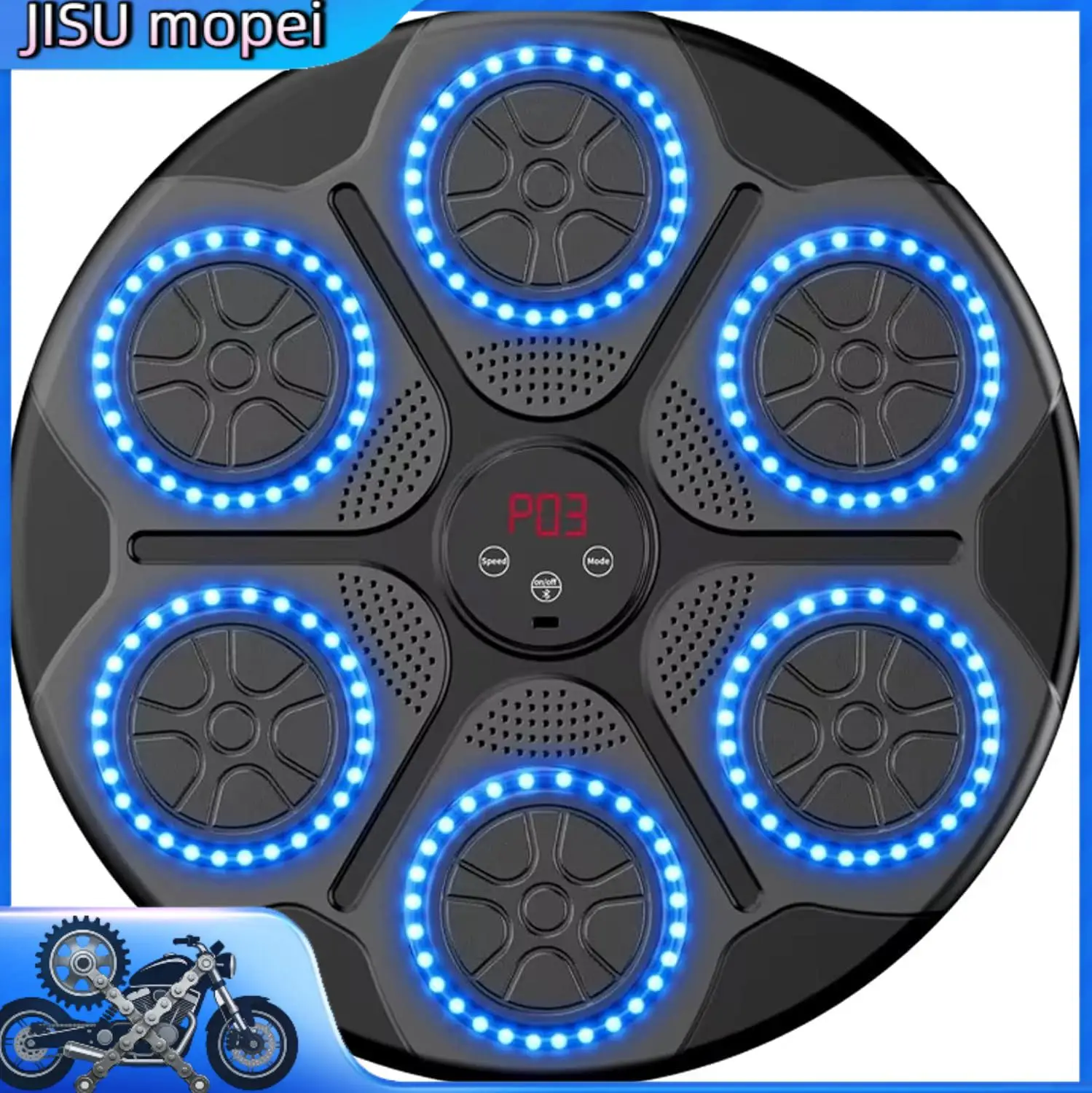 

Upgrade Intelligent Music Boxing Machine for Adults & Kids, LED Display & Smart Bluetooth, Wall Mounted Boxing Trainer for Home, Indoor and Gym Use, Have Fun