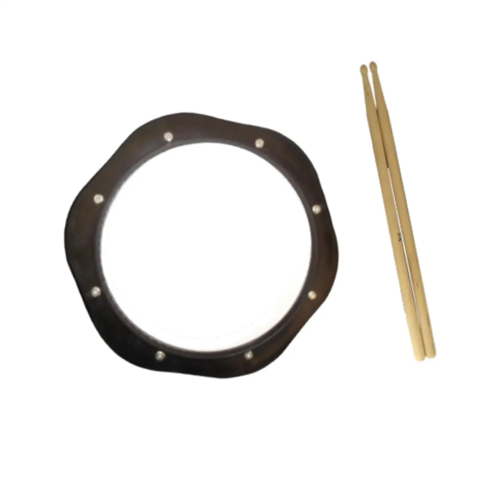 Drum Pad 8 Inch Training Silent Rubber Dumb Drum Percussion Practice Pad for Kids Musical Accessories Learning