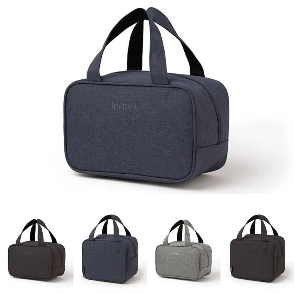 

Portable Foldable Insulated Bag Large Capacity Double Layer Insulated Lunch Bag Commuting Leak-Proof Cooler Lunch Handbag Picnic