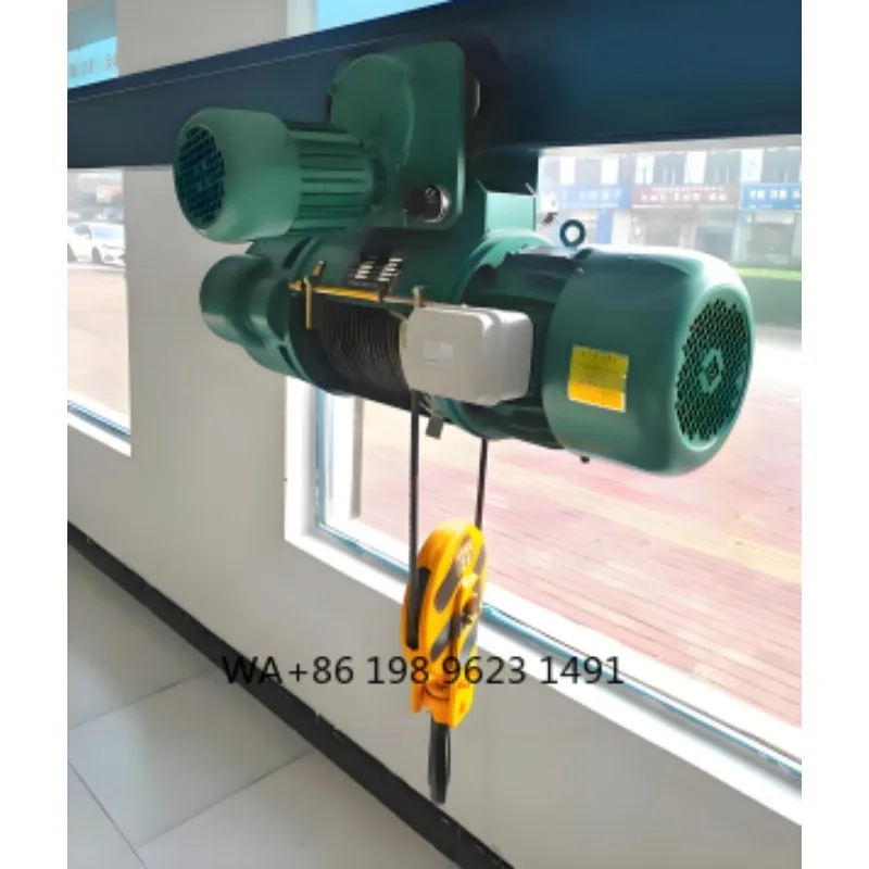 1Ton 2Ton 3Ton 10Ton Electric Wire Rope Hoist Safety Compliant 220V 380V Industrial Lifting Tool