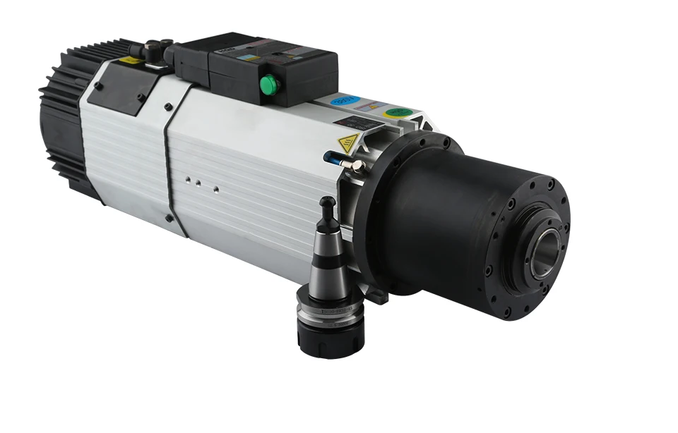 HYCNC High Speed 24000rpm ISO30 4.5kW 220V/380V Air Cooled ATC Spindle Motor with 0.6Nm Torque for Metal/Wood CNC Milling
