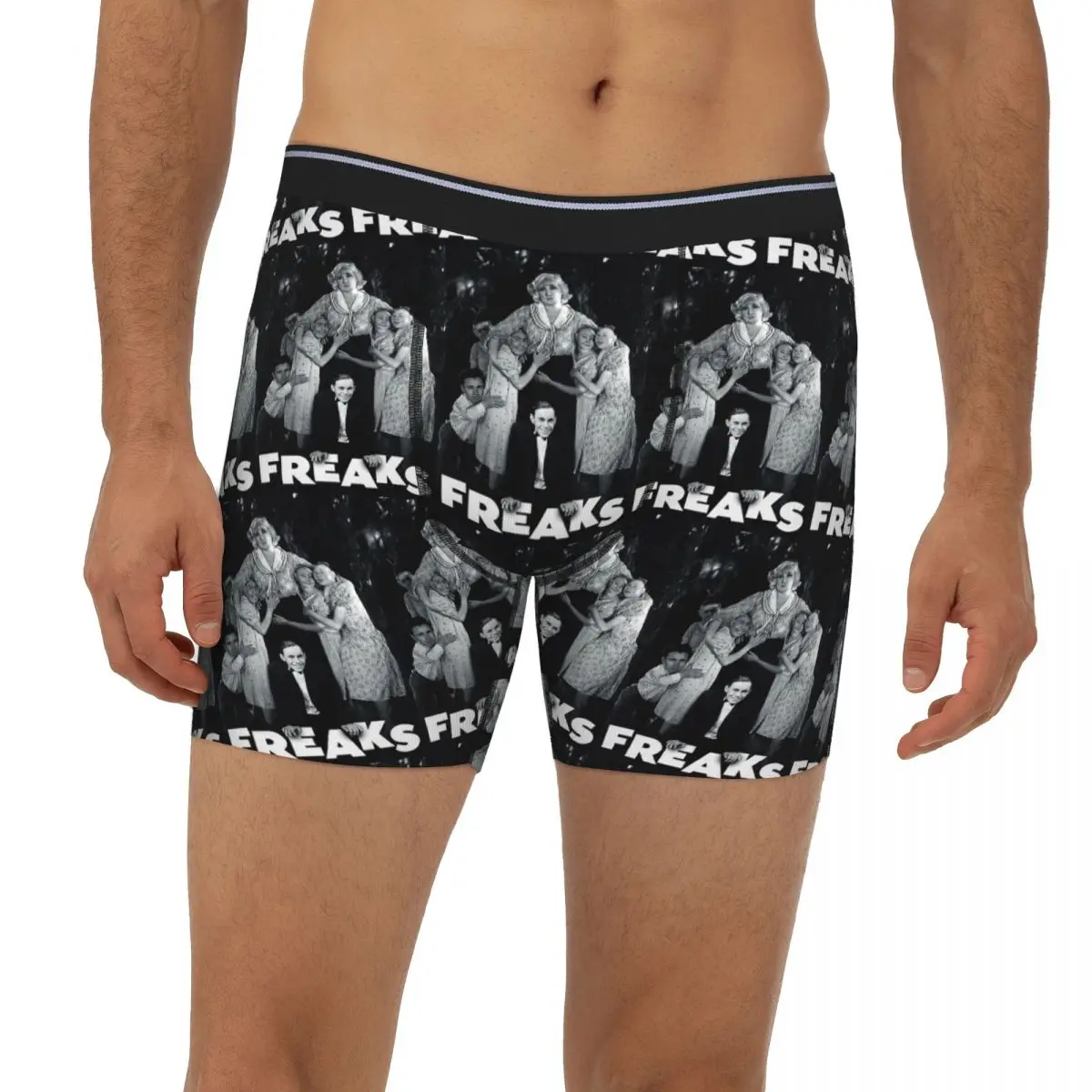 

Freaks 1932 Gobble We Accept Her One Of Us Long Boxer Underpants Short Male Panties Underwear for Homme Man Boyfriend Gifts