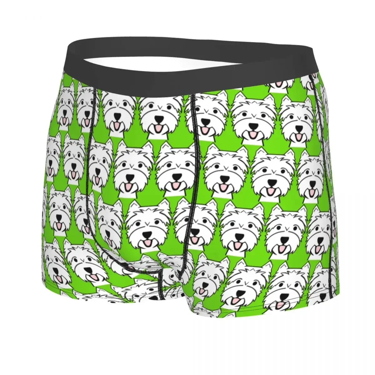 Custom West Highland Terrier Boxers Shorts Mens Westie Dog Briefs Underwear Cool Underpants