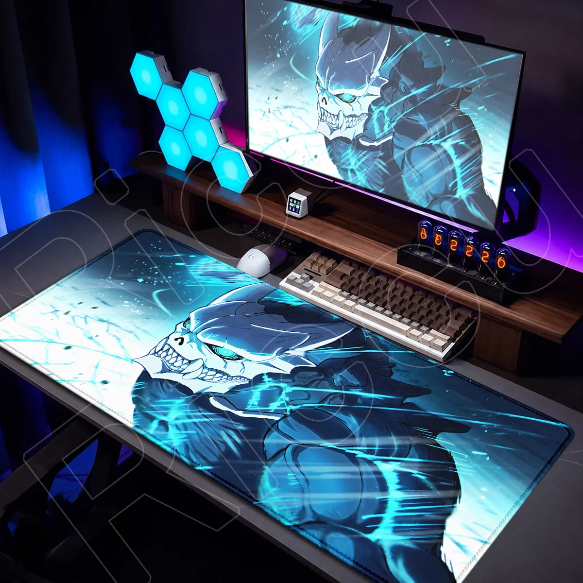 Locking Edge Extended E-sport Gamer Mouse Pad Large Office Cabinet Carpet K-Kaiju No 8 Hoshina Sōshirō Anime Mouse Mat 900x400mm