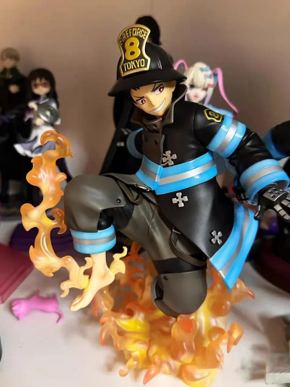 Fire Force Enen No Shouboutai Shinra Anime-Charakter Sammlerfigur Modellstatue Spielzeug Dekoration Kleine Gi-Merchandise – Detail 3
