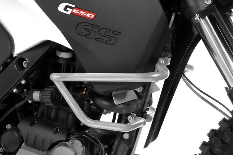 Highway Upper Radiator / Lower Engine Guard Crash Bars Protector for BMW F650GS Dakar G650GS Sertao 1999-2016 99-16 Silver Black