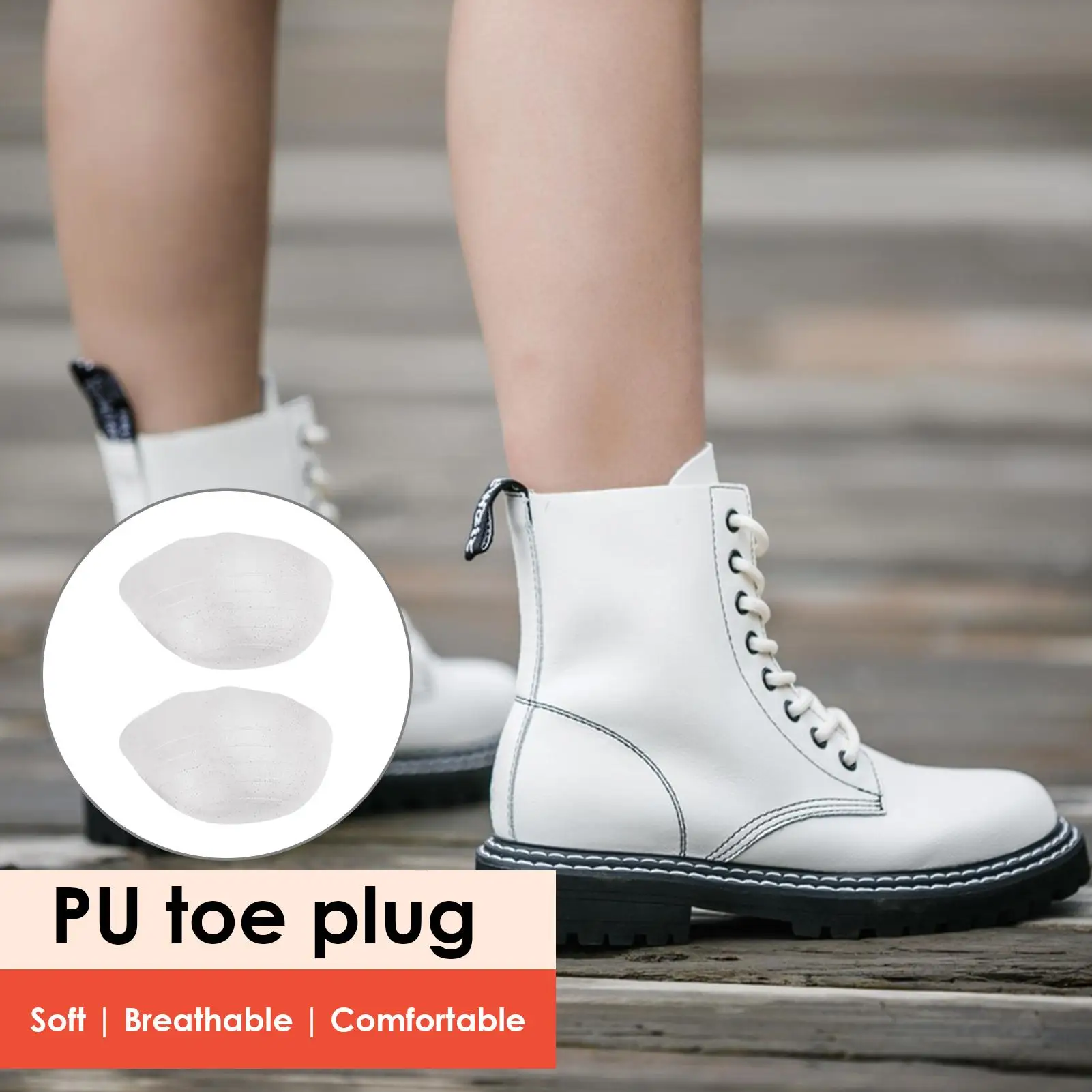 1 Pair Toe Cushion Fillers Shoe Fitter Cushion Inserts Comfort Pads Soft Cushioned Toe Fitter Make Fit for Flats Loafers Casual