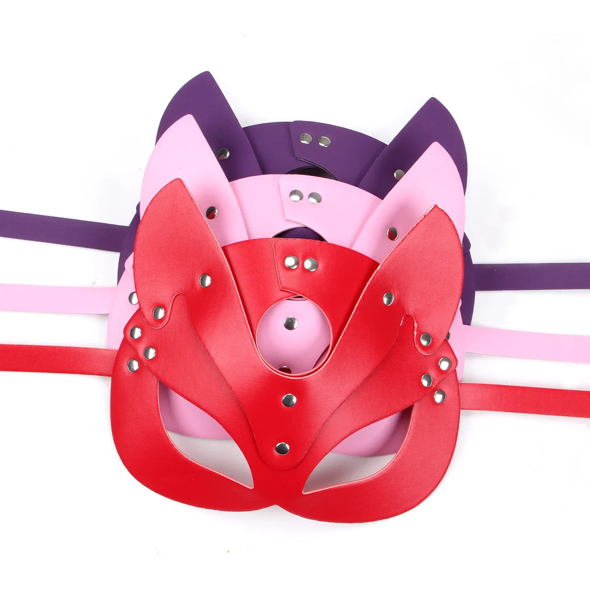 Mask Erotic Accessories for Women Bunny Girl Role Play Anime Cosplay Lingerie Sexy Bondage Leather Eye Masks for Sex Games