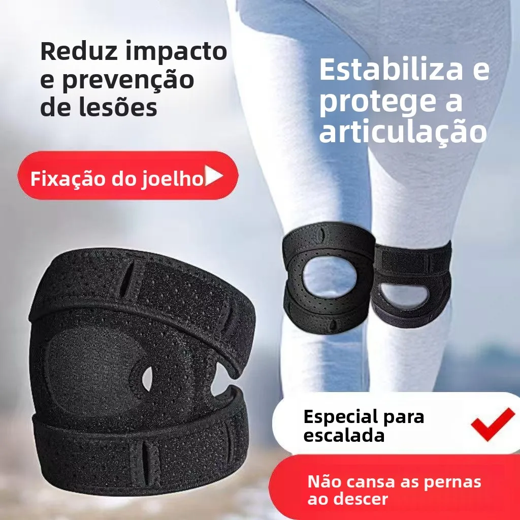 genouillere-de-soutien-en-silicone-de-niveau-professionnel-pour-le-sport-la-course-et-l'escalade-–-Equipement-de-protection-rotulienne-fixe