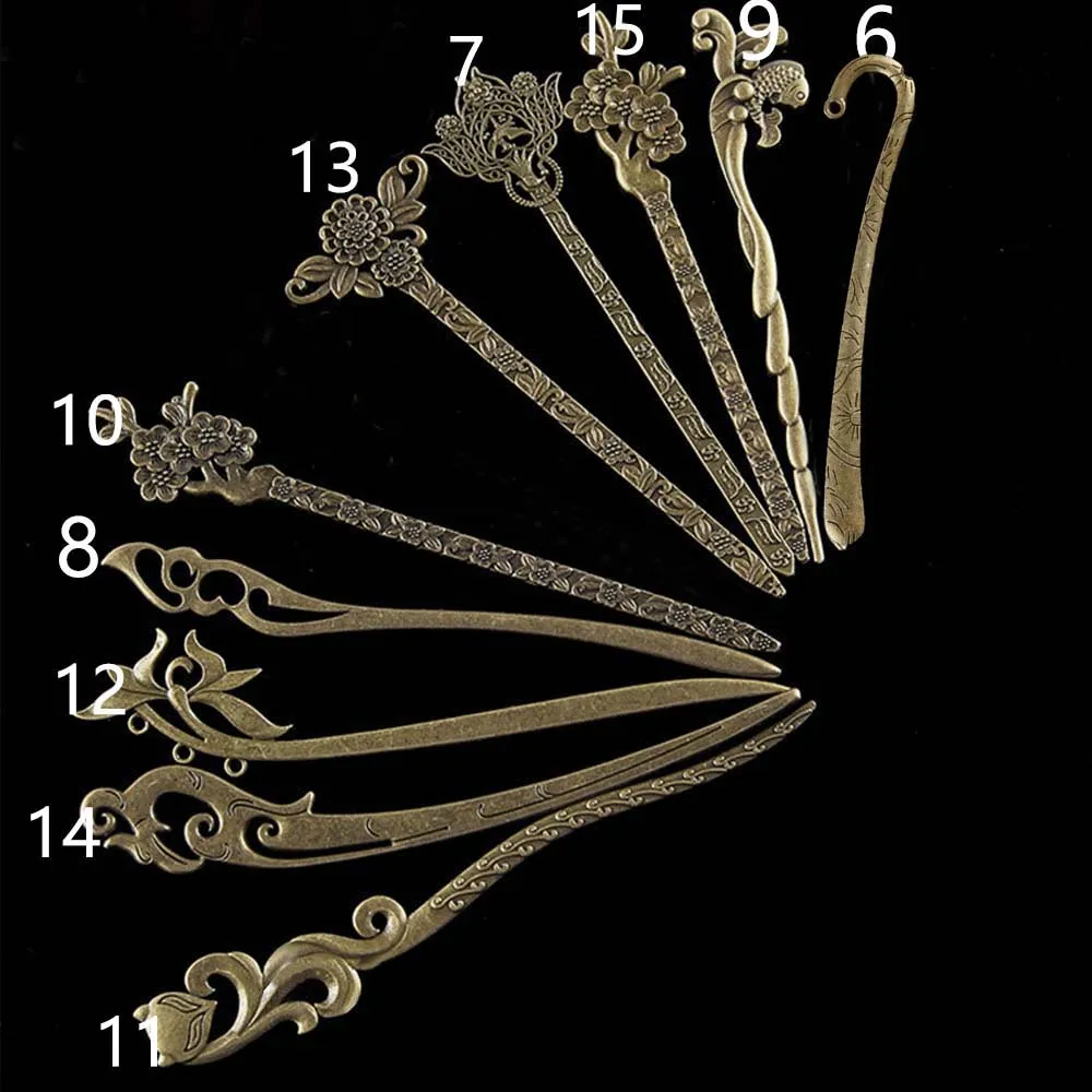 Chinese Traditional Bridal Metal Girl Antique Ethnic Hair Clasp Hairpin Hair Accessories Headwear