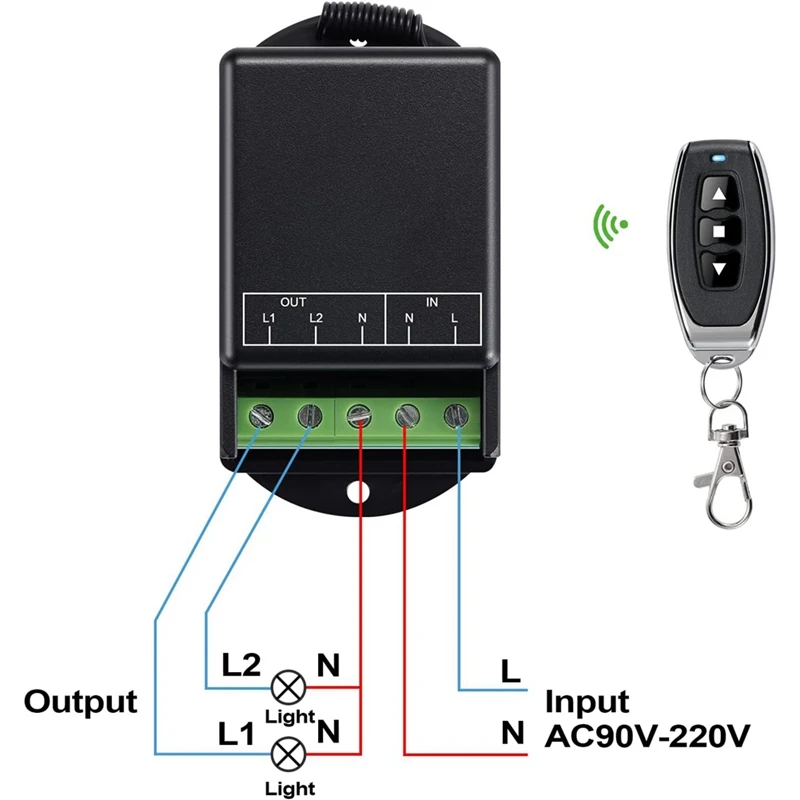 Imagem -05 - Interruptor da Radiofrequência do Relé para Instrumentos Home Bomba de Água Iluminação ca 100240v 10a Peças do