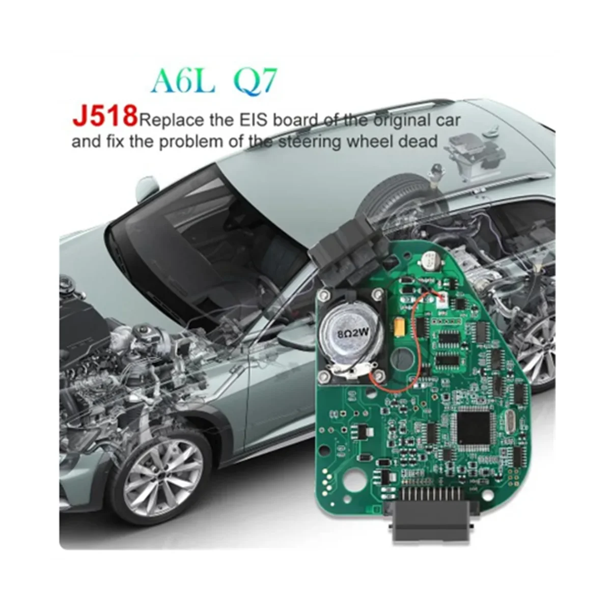 Car Steering Wheel Lock Emulator J518 ELV EIS Steering Column Simulator for Audi A6 Q7 C6 for VW Touareg Phaeton