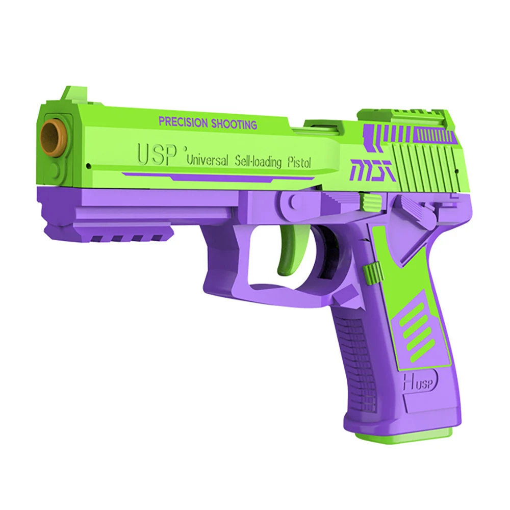 Fidget Toy USP Toy Gun For Kids Boy Cool Toys Realistic Soft Bullet Toy Gun Look Real Birthday Gift