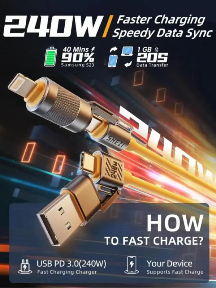 Max 240W 4 In 1 Fas… - image