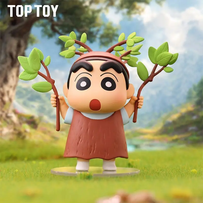 

В наличии, натуральный карандаш Шин Чан, летняя боевая серия, слепая коробка, кавайный настольный орнамент, загадочная коробка, игрушка на день рождения, подарок