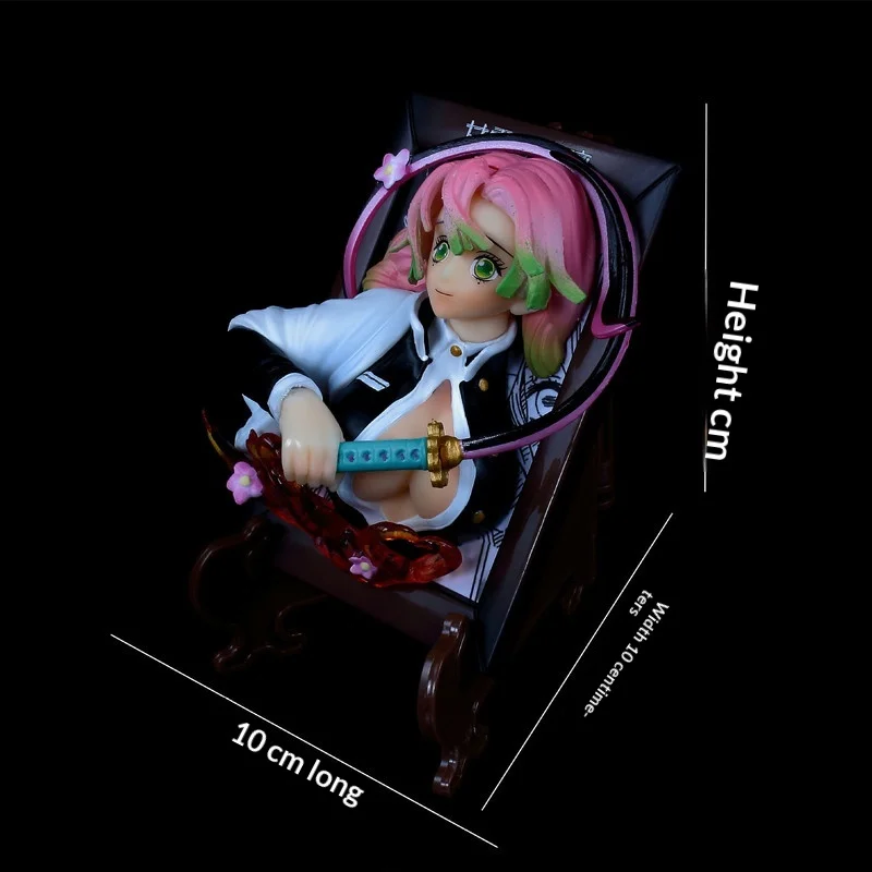 Demon Slayer Q Version Figure Kanroji Mitsuri Himejima Gyomei PVC Photo Frame Refrigerator Magnet Creative Ornament Fans Gift - view 3