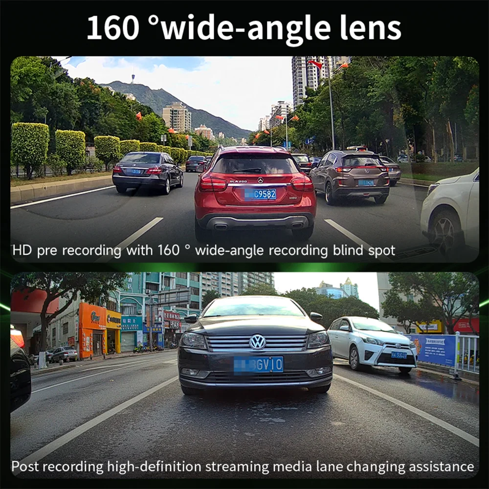 المزدوج دراجة نارية DVR1080P عمل كاميرا مسجل الجبهة والرؤية الخلفية مقاوم للماء دراجة نارية داش كام واي فاي الذكية ربط JIUYIN