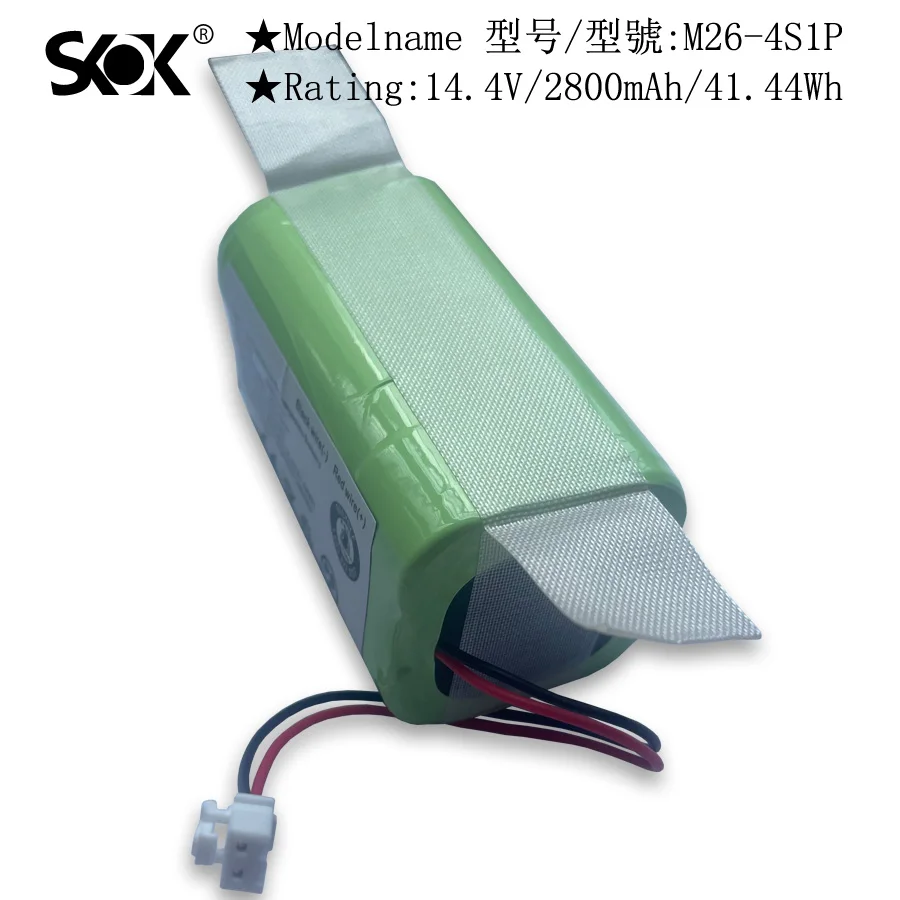 Batería RVBAT850 para aspiradoras Shark Ion R75, RV761, RV850C, RV1000S, RV1100VL, RV101AE, UR1000SR, RV700_N, conector de 2 puntas