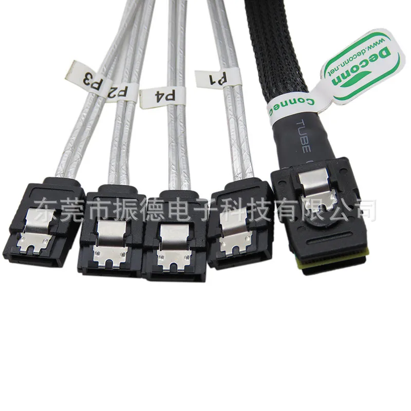 MiniSAS36P к 4 * SATA прямое подключение, серверный массив, кабель для передачи данных, компьютерный жесткий диск, порт sata