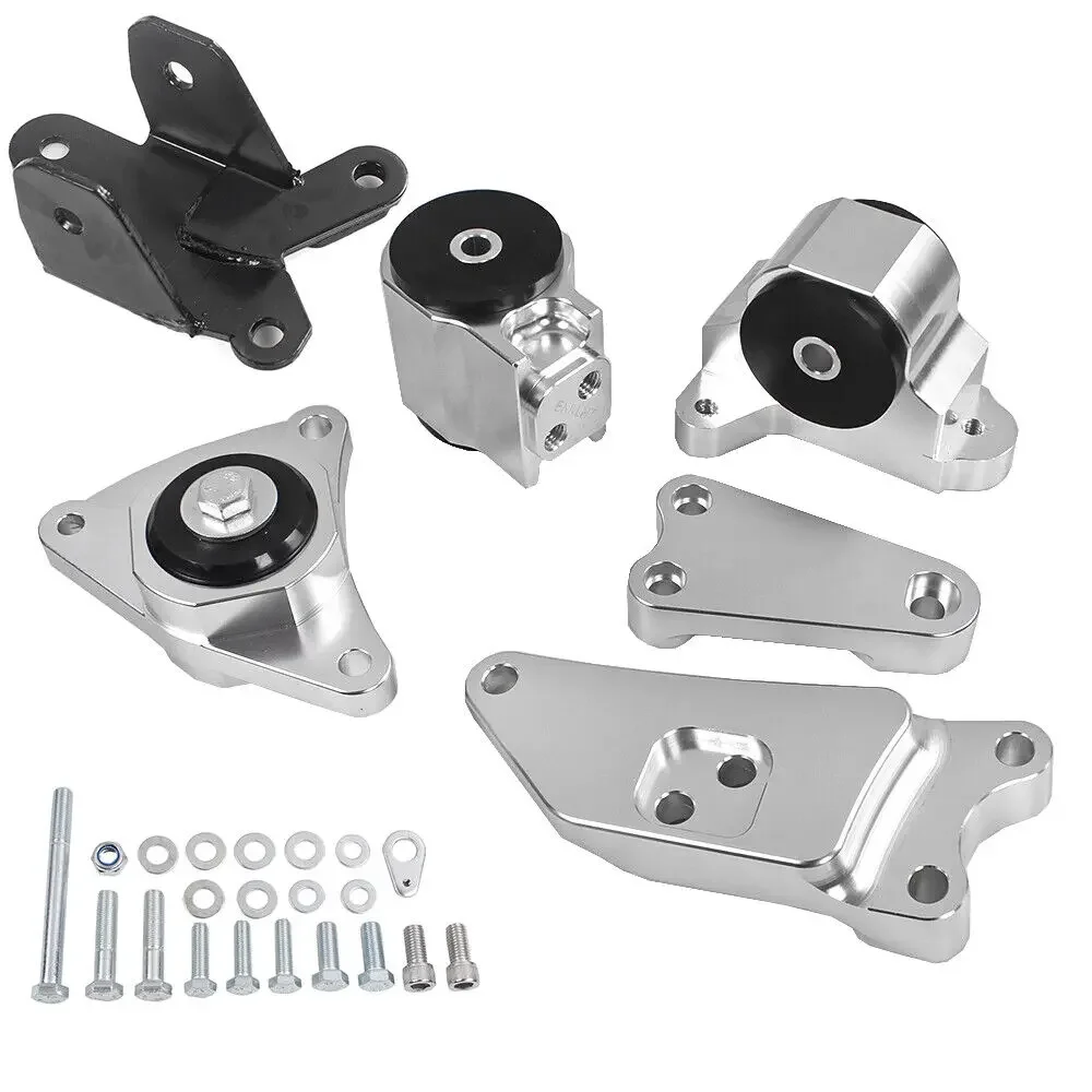 Kit de montagem de troca de motor de carro para 2002-2005 Honda Civic Si EP3 Kit de montagens de motor de alumínio para 2002-2006 Acura RSX DC5